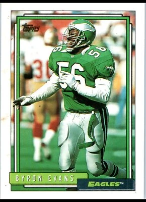 1992 Topps #304 Byron Evans Near Mint - Image 1 of 2