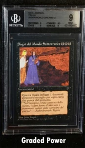 BGS Legends Italian Underworld Dreams 9 (8522) Quad + Magic Beckett Graded MTG - Picture 1 of 1