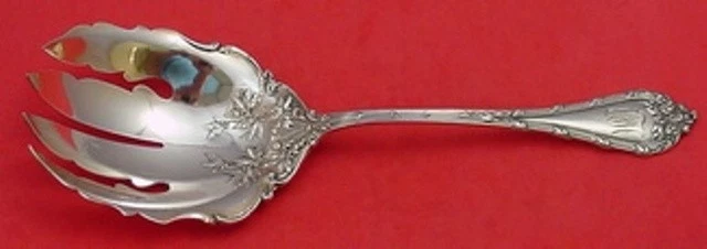Tenedor para servir verduras de plata esterlina Madame Royale de Durgin 9 1/2" Foto 1 de 1