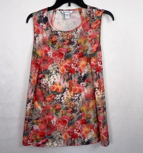 Camiseta sin mangas Athleta Refined Zephyr con estampado floral para mujer talla M - Imagen 1 de 7