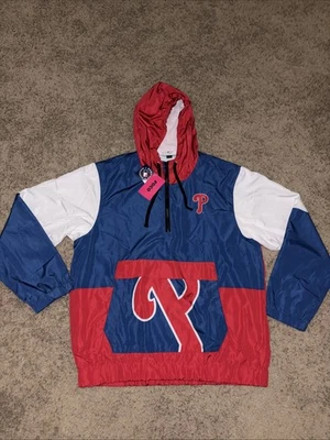 FOCO Philadelphia Phillies Warmup Windbreaker Jacket Men’s Size Large NWT - Image 1 of 4