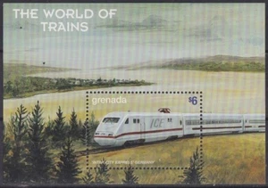 F-EX60199 GRANADA MNH 1999 INTER CITY EXPRESS FERROVIA FERROVIE TRENO LOCOMOTIVA - Foto 1 di 2