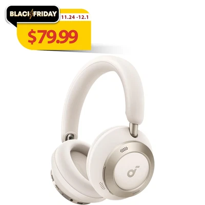 Soundcore Space One Pro Over Ear Headphones Adaptive ANC 6 Mics Hi-Res|Refurbish - Image 1 of 4