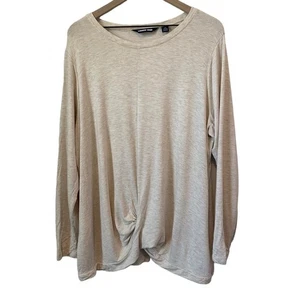 Lands' End leichtes Oversize-Sweatshirt mit Rundhalsausschnitt und Knoten vorne - Bild 1 von 6