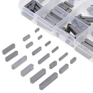 Parallel Pin 1 X Box Of Round Headed 304 Stainless Steel Color Feather Keys New - Afbeelding 1 van 5