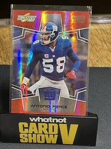 Antonio Pierce 2008 Score Select Red Zone #/30 #16 New York Giants SP - Imagen 1 de 2