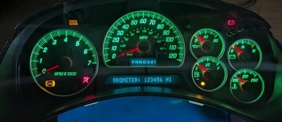 GMC Envoy 2002-2005 cuadro de instrumentos velocímetro reman reconstruido con DIC Foto 1 de 4