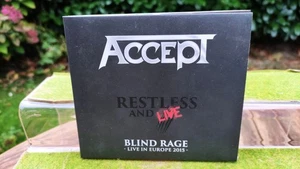 DIGIPAK 2 CD Accept - RESTLESS AND LIVE Blind Rage Live in Europe 2015 --wie NEU - Picture 1 of 2