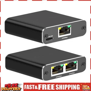 Ethernet -Splitter 1 bis 2 1000 Mbit / s Gigabit Internet Kabel Splitter RJ45 Sp - Afbeelding 1 van 12