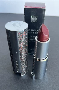 Le Rouge Burgundy wine Night Noir Lipstick, 2 Night in Red sparkling Case - Picture 1 of 3