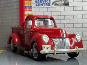 1:18 *RARE* GOLDEN WHEEL 1940 FORD PICKUP FDNY FIRE ENGINE NYC MODEL CAR! - Picture 1 of 8