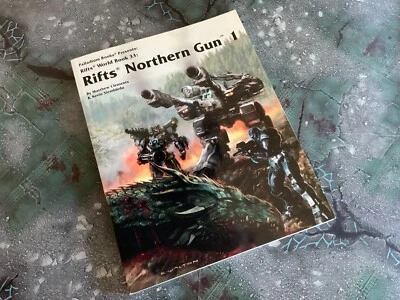 RIFTS rpg World Book 33: Rifts NORTHERN GUN 1 Palladium Books PB signed - Image 1 of 4