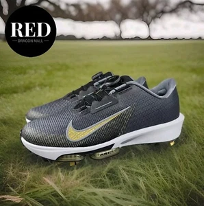 Botines de golf Nike Infinity Tour BOA 2 negros grises dorados FN6730-003 - para hombre talla 9,5 - Imagen 1 de 19