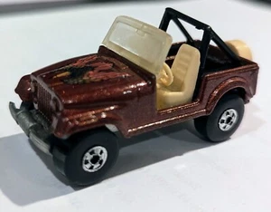 VINTAGE HOT WHEELS 1981 BLACKWALL BW JEEP CJ-7 MALAYSIA METALLIC BROWN MC - Picture 1 of 3