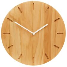VITUS NATURAL WOOD EFFECT WALL CLOCK SKINFULLY CRAFTED FROM ECO FRIENDLY WOOD