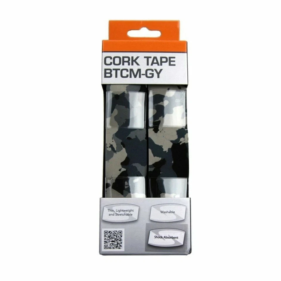 Cinta de manillar de corcho sintético Serfas multicolor GRIS CAMUFLAJE envoltura Foto 1 de 1