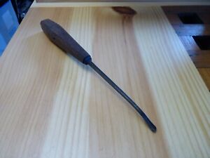 Old Antique Vintage Spoon Chisel Gouge Woodworking Tool Henry Taylor Cast Steel