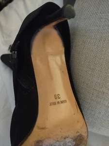 Christian Dior Ankle Boots Suede and Patient - Picture 1 of 3