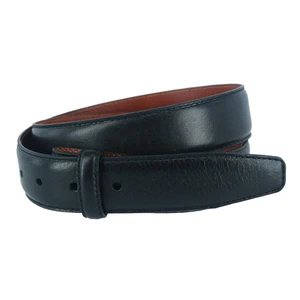 Trafalgar Pebble Grain Leather No Buckle Harness Belt Strap - Picture 1 of 6
