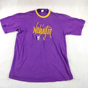 VTG Men’s Tshirt Washington Huskies Legends Athletic Embroidered XL 90s USA Made - Picture 1 of 8