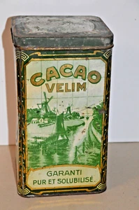 lata antigua rara CACAO Velim - Imagen 1 de 6