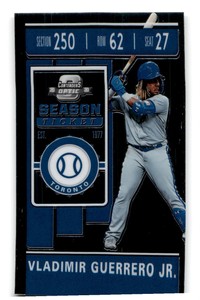2020 Panini Chronicles Contenders Optic Vladimir Guerrero Jr. Toronto Blue Jays