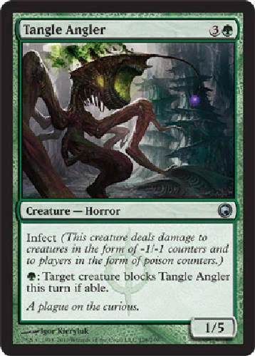 TANGLE ANGLER X4 4 4X Scars of Mirrodin MTG Magic the Gathering Cards DJMagic - Image 1 of 1
