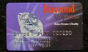 Diamond Express charge card exp 1999. Our cc1860