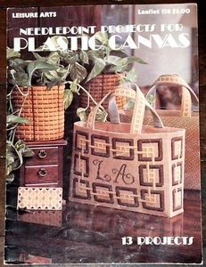 NEEDLEPOINT POJECTS for PLASTIC CANVAS PATTERN BOOK - 13 Projects - Picture 1 of 2