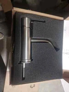 BATHSTORE C24 FORGE STAINLESS STEEL MONO BASIN MIXER / TAP - Picture 1 of 3