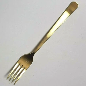 Herdmar Rocco 18/10 Tafelgabel Edelstahl mit Vollgold matt Tischbesteck - Bild 1 von 6