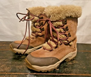 Hi-Tec Thinsulate Boots St. Moritz 200 2 Tone Brown Womens Size 8 - Picture 1 of 7