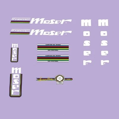 BICYCLEDECALS.NET Francesco Moser bicycle decals, Sticker - N.325