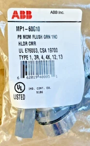 ABB MP1-60G10, pulsante verde, NUOVO - Foto 1 di 2