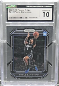 2022 Panini Prizm Paolo Banchero RC Rookie Orlando Magic #249 CGC 10 GEM MINT - Picture 1 of 2