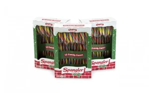 Spangler Kirsche Zuckerstangen 36 Stück - 3 Schachteln - Feiertage Weihnachten Ablaufdatum 4/6/2025 - Bild 1 von 4