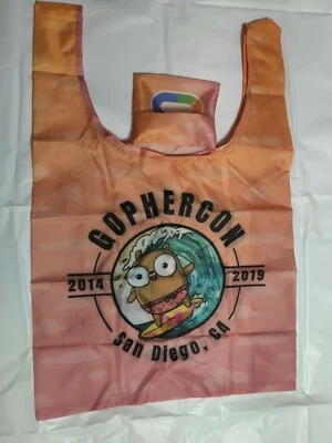 GOPHER CON 2014 2019 San Diego Google Cloud Tote Bag Logo - Image 1 of 4