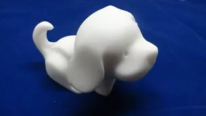 CHU, AN Design hundeförmige Skulptur Briefbeschwerer, weiß SIGNIERT - Bild 1 von 10