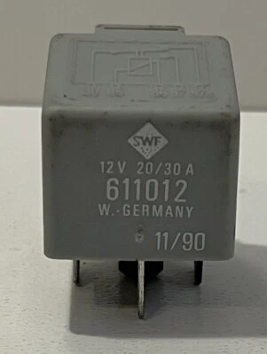 SWF 611012 Relais relé relay 12V 30A Licht Nebelleuchten Fanfaren - Bild 1 von 3