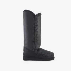 Eskimo 40 Mou Strass Logo FW101002B Schwarz Leder CBKG AI24 - Bild 1 von 5