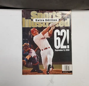 Media Sports Illustrated Magazine Mark Mcgwire Mlb 62 Homers 9/14/98 Collectible - Picture 1 of 3