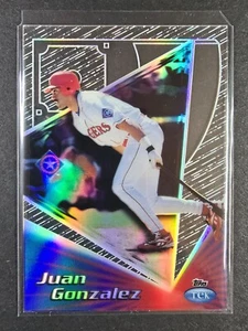 JUAN GONZALEZ 1999 Topps Tek #41A Pattern #21 Texas Rangers - Imagen 1 de 2