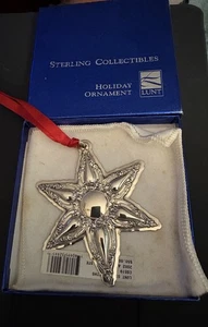 Lunt 2002 Annual Star Sterling Silver Bag & Box Included - Picture 1 of 5
