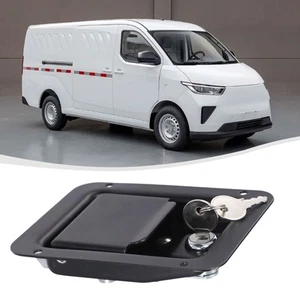 Caravan Lock Latch Latch Lock Black For RV For Trailer Built-in Lock Mechanism - Picture 1 of 12