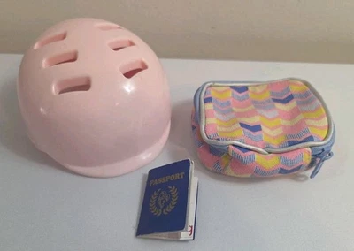 Fiambrera / Bolsa Pasaporte y Casco Rosa 18" Nuestra Generación Piezas de Repuesto Foto 1 de 4