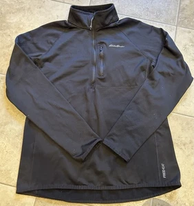 Eddie Bauer FreeHeat First Ascent Half Zip Pullover Damen Large Grid Fleece - Bild 1 von 11
