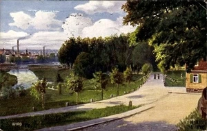 Postal de artista Pforzheim, vista desde el martillo de cobre a la ciudad,... - 4568544 - Imagen 1 de 2