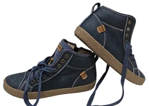 Geox WWF Boys Ankle Boots Alonisso, Size 37/5 US Leather, Made In Italy Gorpcore - Foto 1 di 11