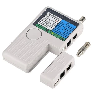 Universal Network Cable Tester Tool, BNC, RJ45, RJ11, USB (4-in-1) Multi-Tester - Photo 1/8
