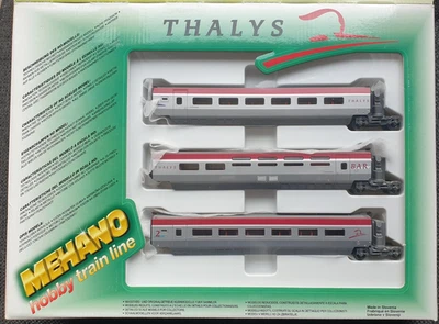 Mehano Thalys T676 AC (oder DC) Zwischenwagen Erweiterungsset H0  *3 tlg.* OVP - Bild 1 von 4